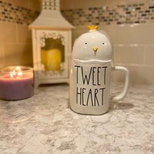 🌷Rae Dunn TWEETHEART Mug and Topper!🌷